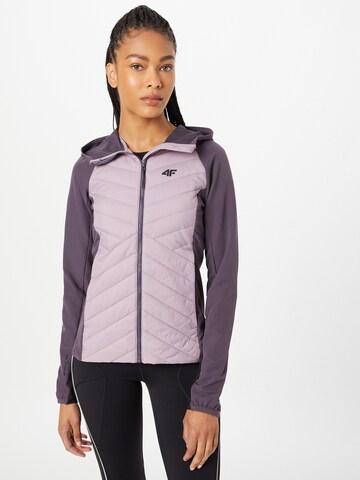 Veste outdoor 4F en violet : devant