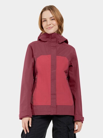 Didriksons Outdoorjas in Rood: voorkant