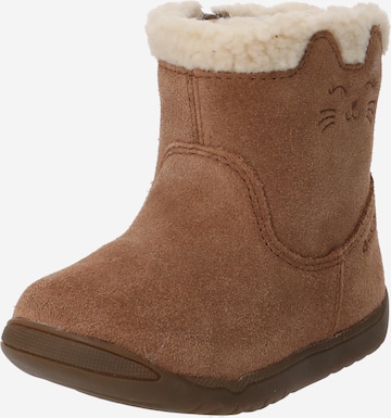 GEOX Boot 'MACCHIA' in Brown: front