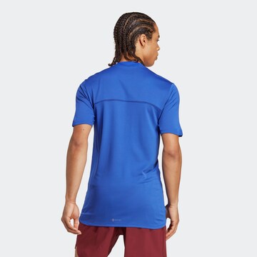 ADIDAS PERFORMANCE Functioneel shirt 'Designed 4 Hiit' in Blauw