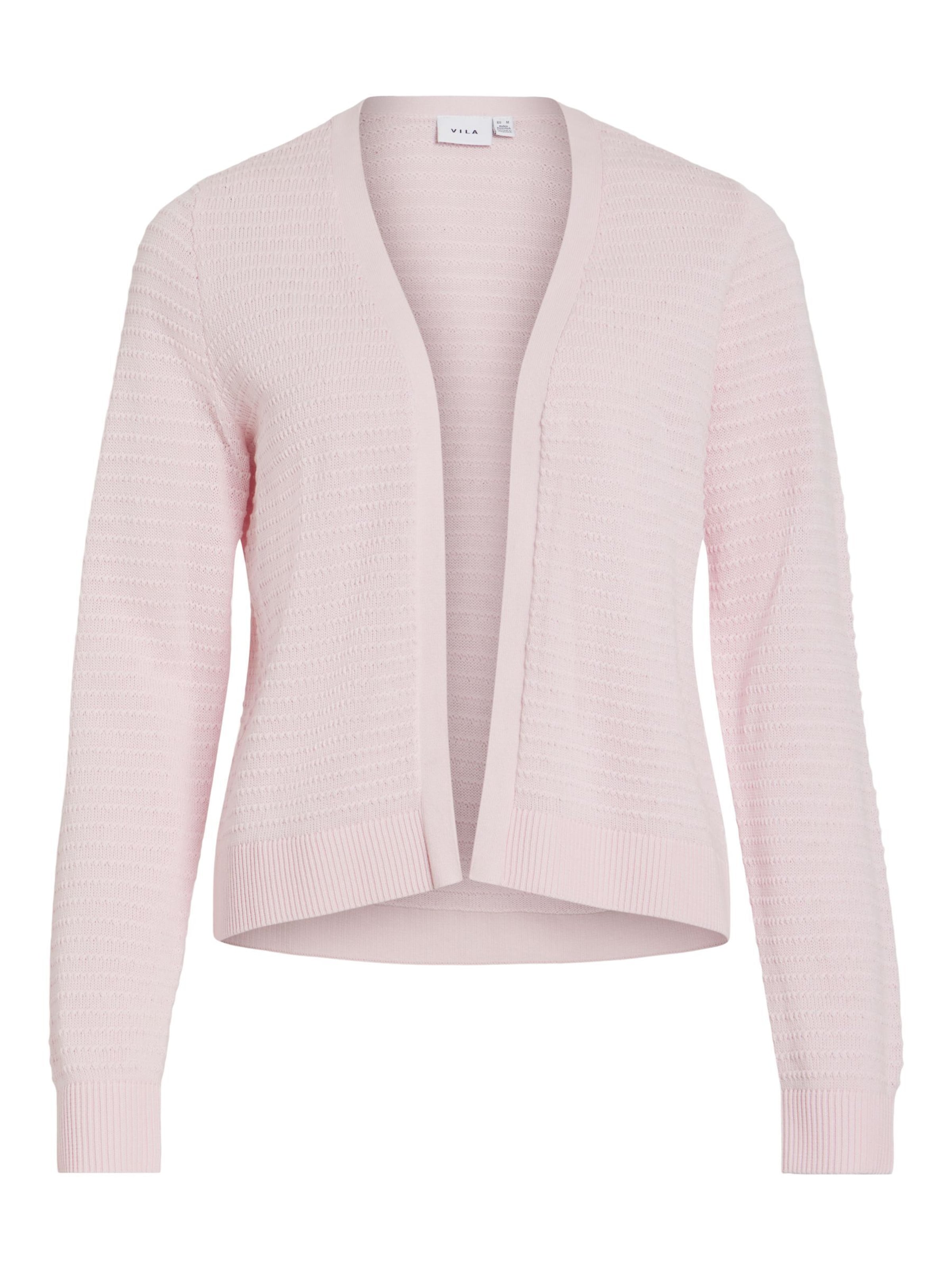 Cardigan 'VILOllo' VILA en rose : devant
