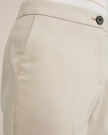 WE Fashion Regular Pleated Pants in Beige