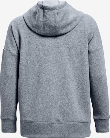 UNDER ARMOUR Athletic Zip-Up Hoodie 'Rival' in Grey