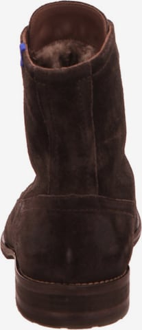 Floris van Bommel Lace-Up Ankle Boots in Brown