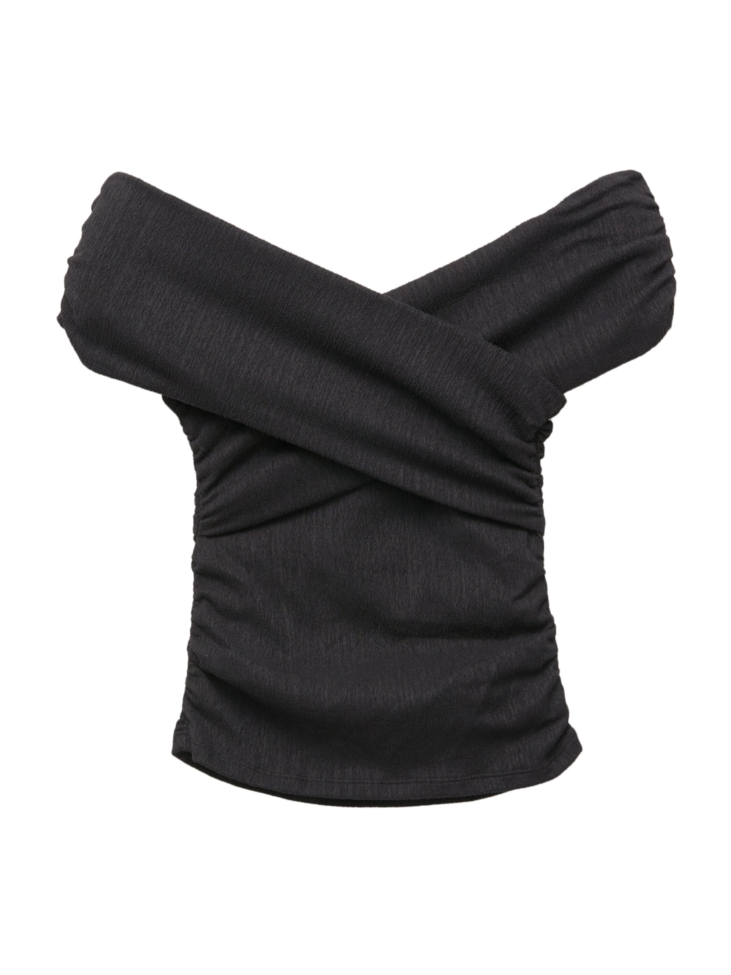 Pull&Bear Tričko – černá: přední strana