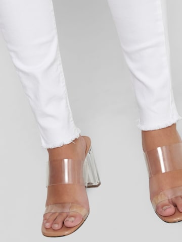 ONLY Baggy Jeans 'Blush' in White