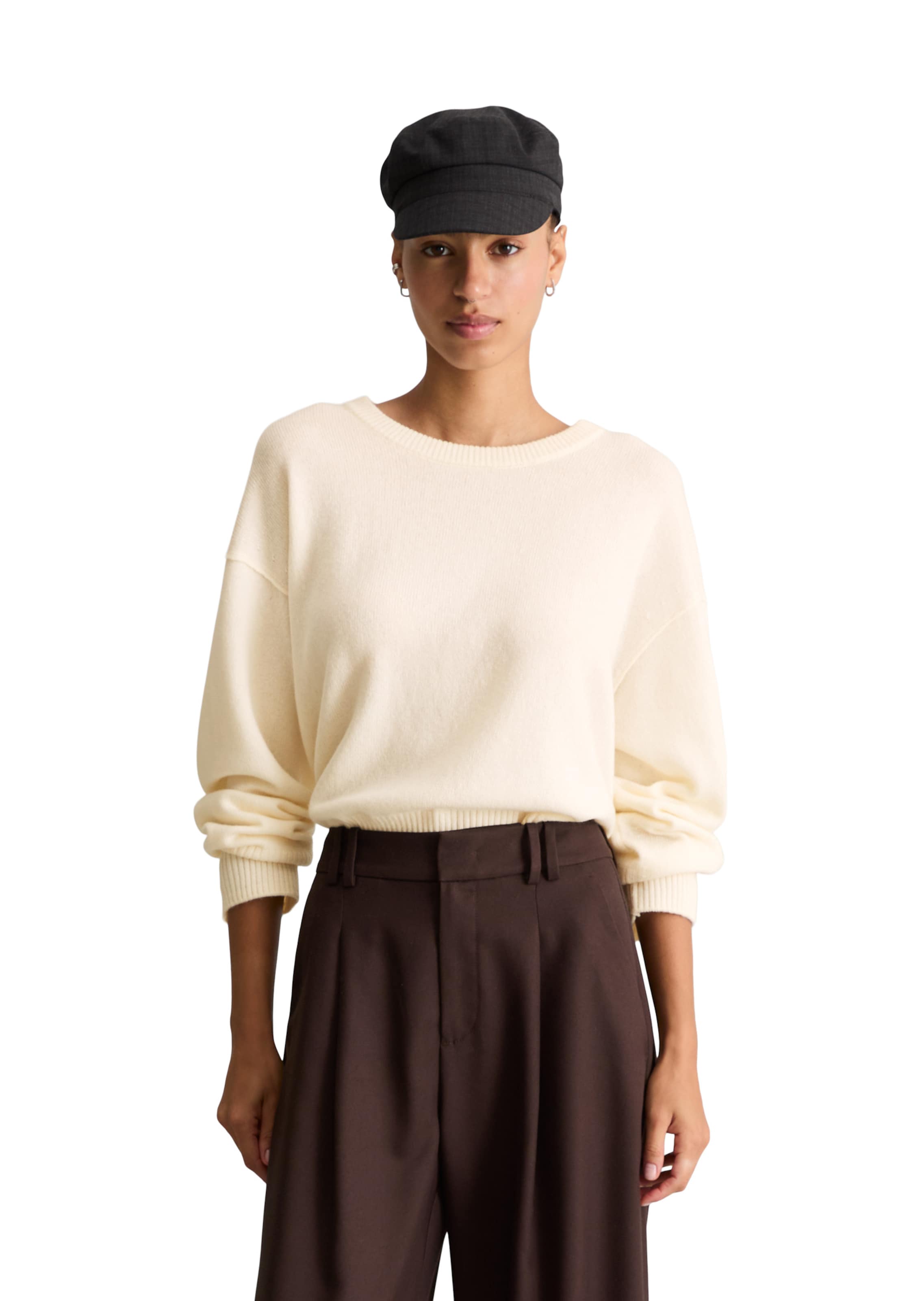 Marc O'Polo DENIM Sweater in White: front