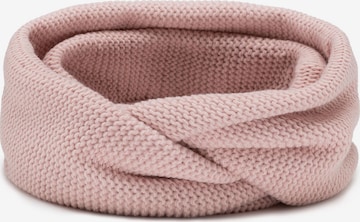 Écharpe tube '7103' Vivisence en rose : devant
