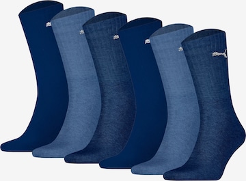PUMA Sports socks in Blue: front