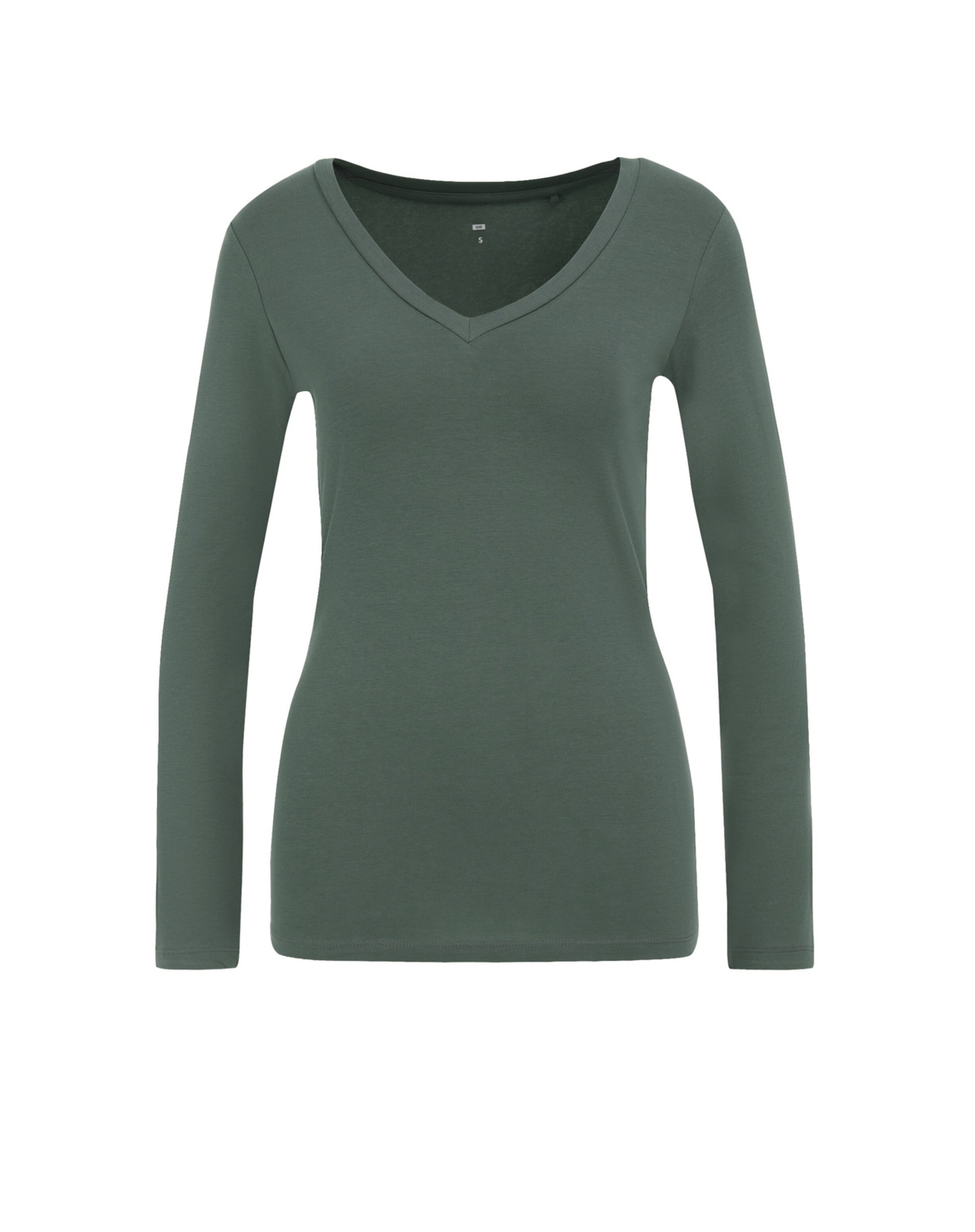T-shirt WE Fashion en vert : devant