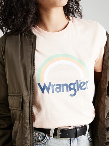 T-shirt 'REGULAR TEE' WRANGLER en orange