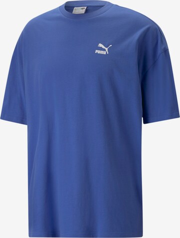 PUMA T-Shirt 'Classics' in Blau: predná strana