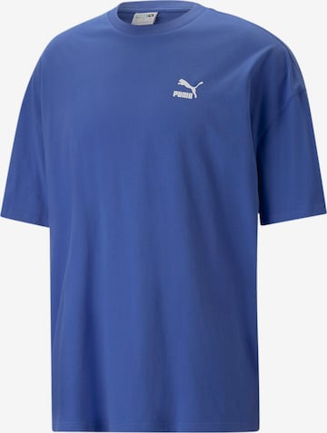 PUMA T-shirt 'Classics' i blå: framsida