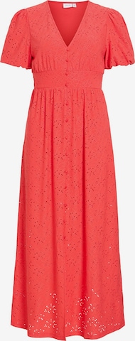 Robe 'VIKAWA' VILA en rouge : devant