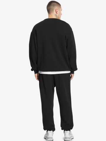 Prosto Tapered Workout Pants 'Football' in Black