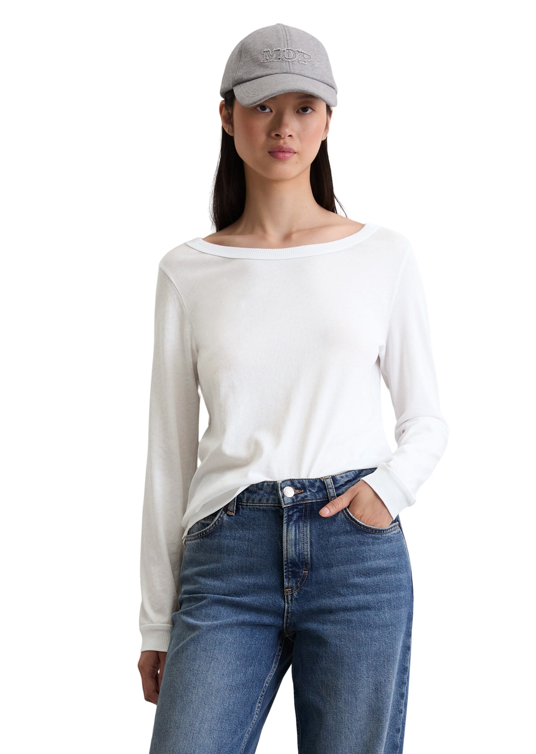 Marc O'Polo Tričko - Biela: predná strana