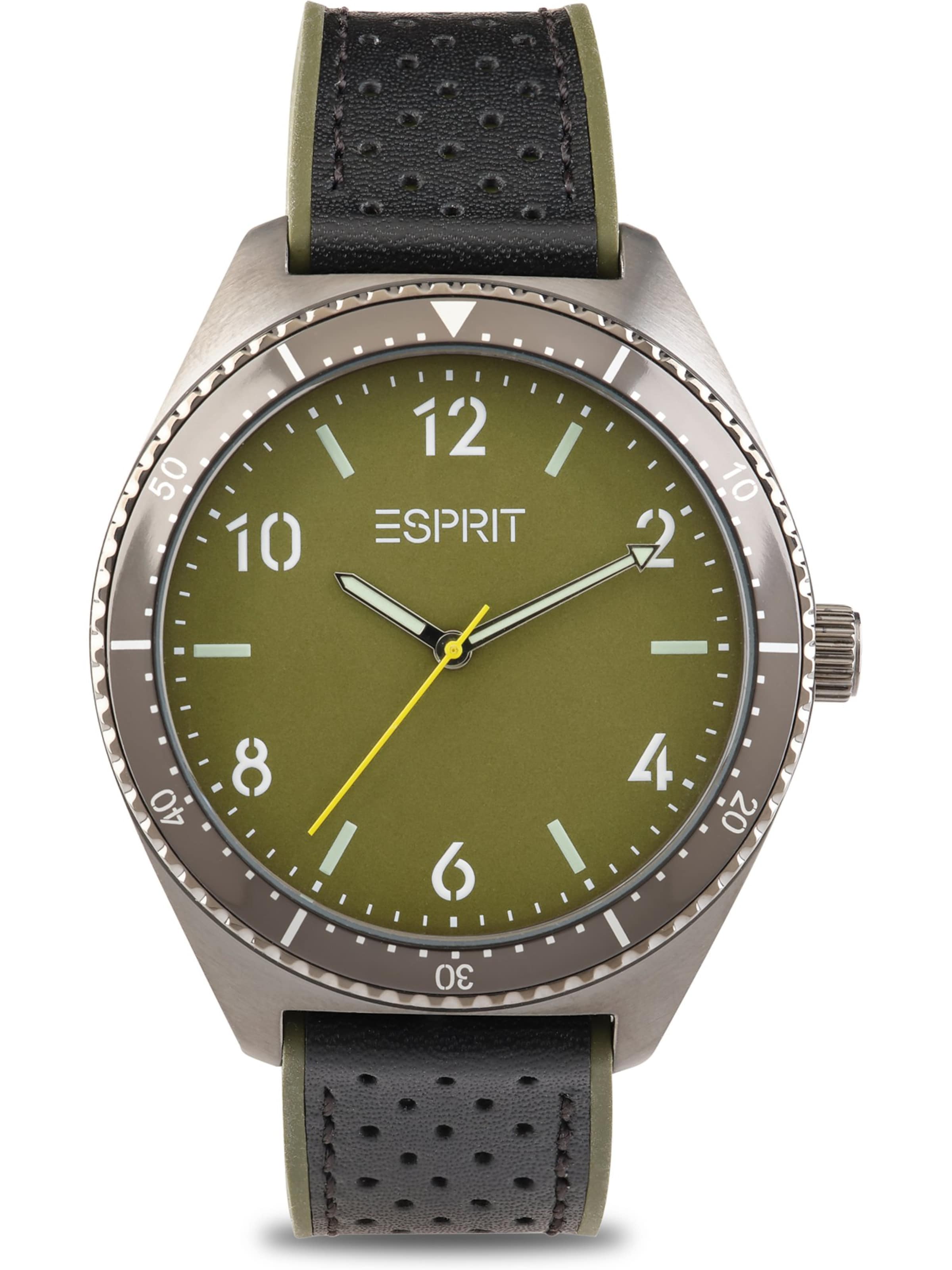 ESPRIT Analog Watch in Green: front