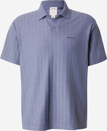 Calvin Klein Jeansregular Majica - plava boja: prednji dio