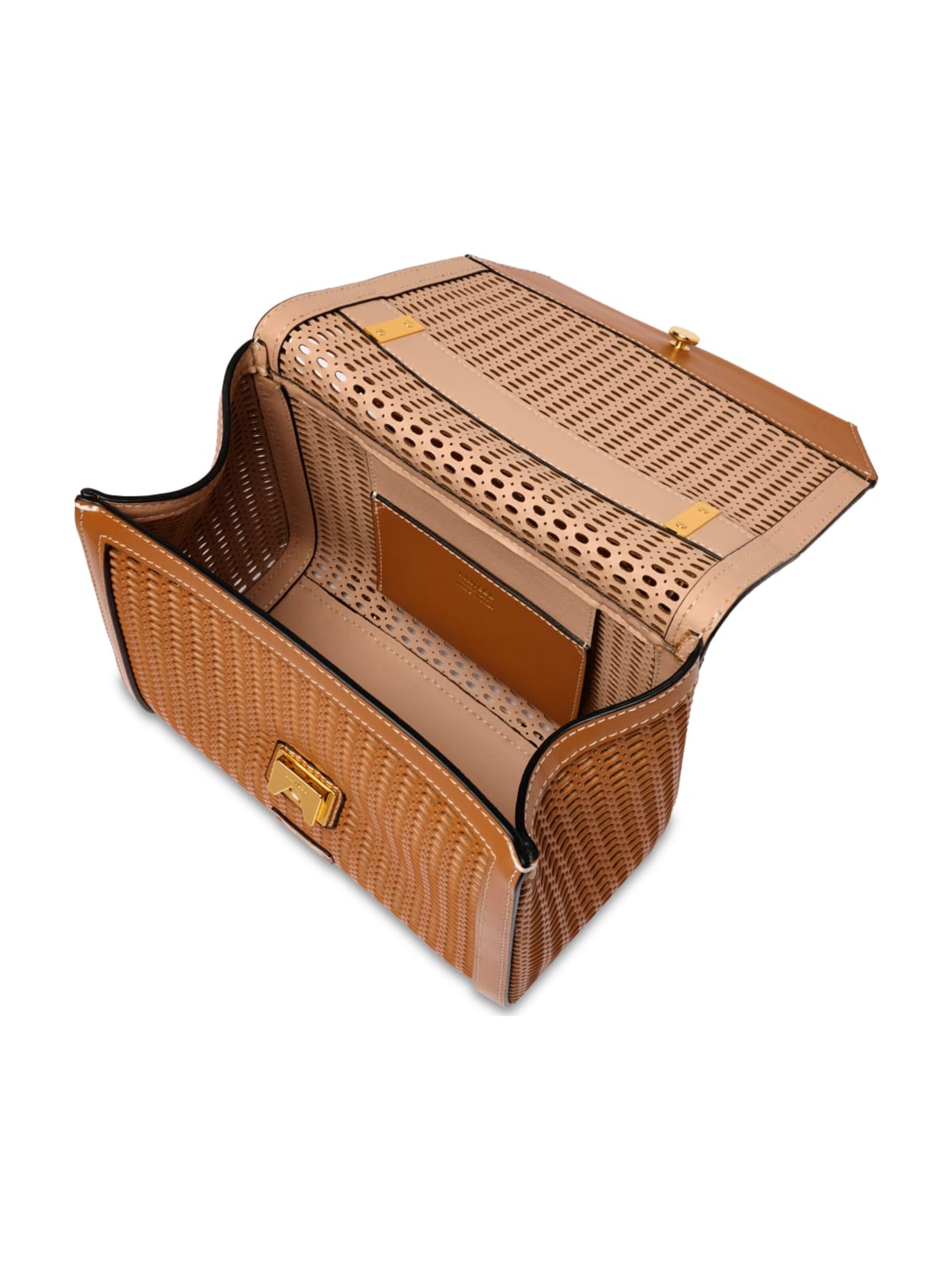 Sac bandoulière 'Ninon Animation Ajouree' Lancel en marron