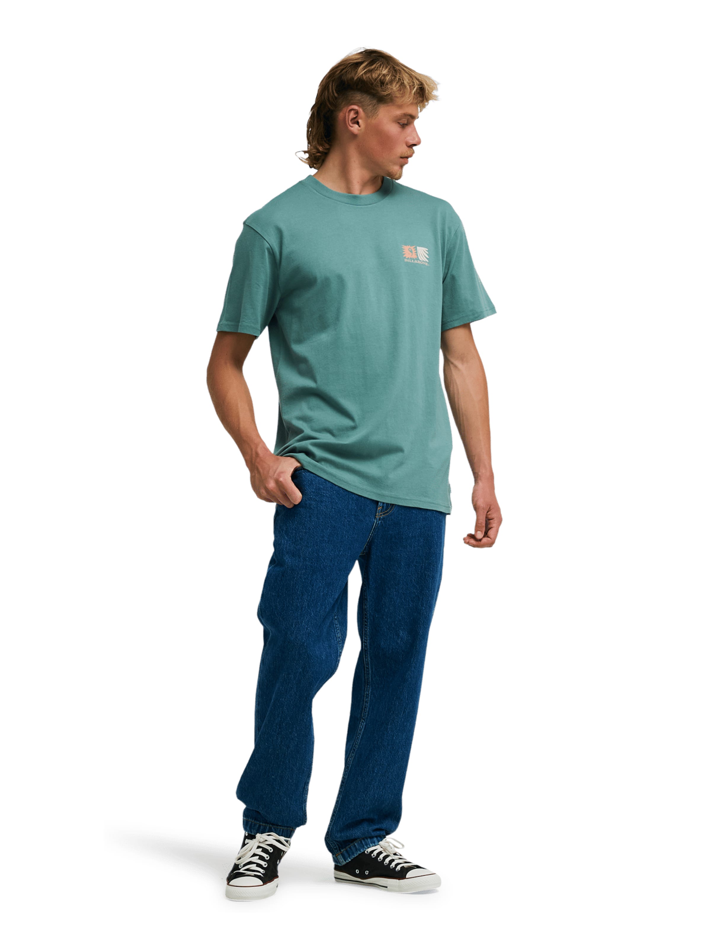 BILLABONG T-shirt 'Surge' i grön