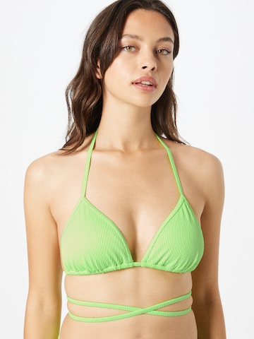 HOLLISTER Bikinitopp 'MAY' i grønn: forside