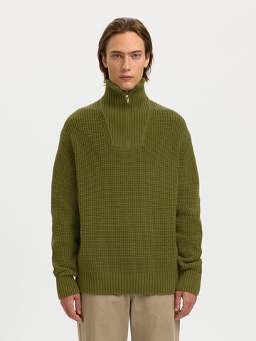 SELECTED Sweater in Green: front