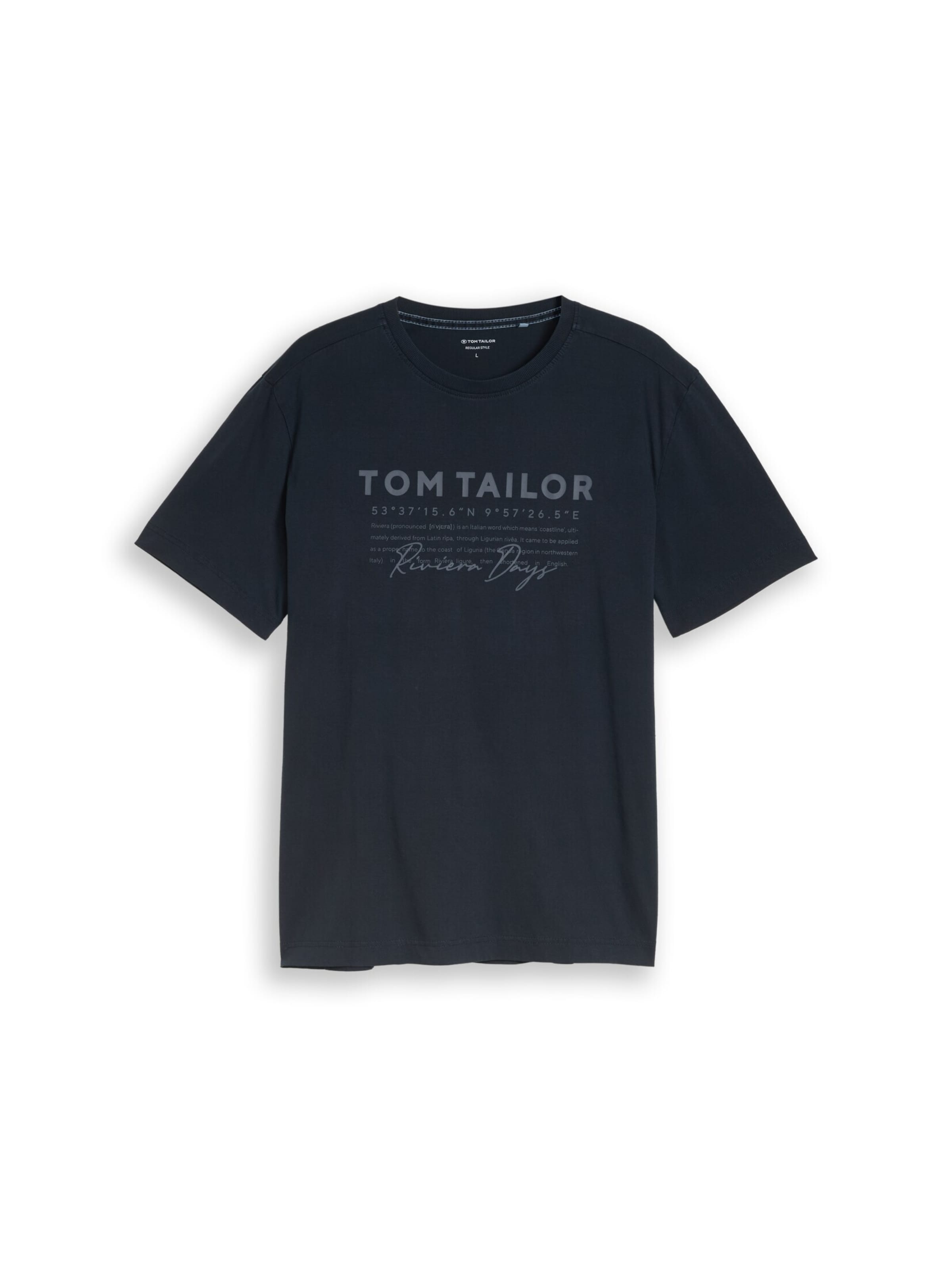 TOM TAILOR T-Shirt in Blau: Vorderseite