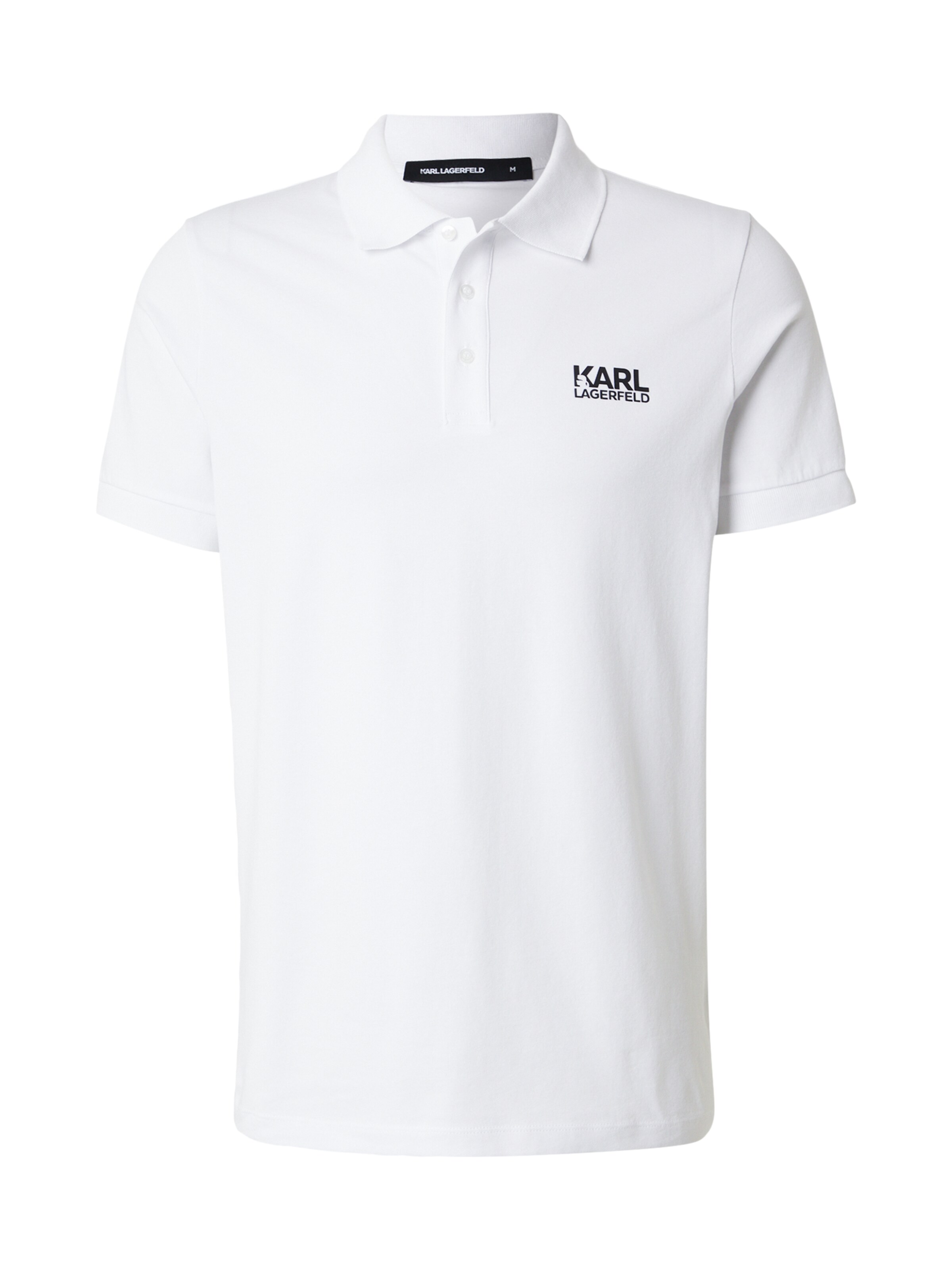 Karl Lagerfeld Μπλουζάκι σε λευκό: μπροστά