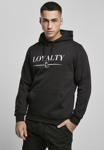 Mister Tee Regular fit Sweatshirt 'Loyalty' in Black: front