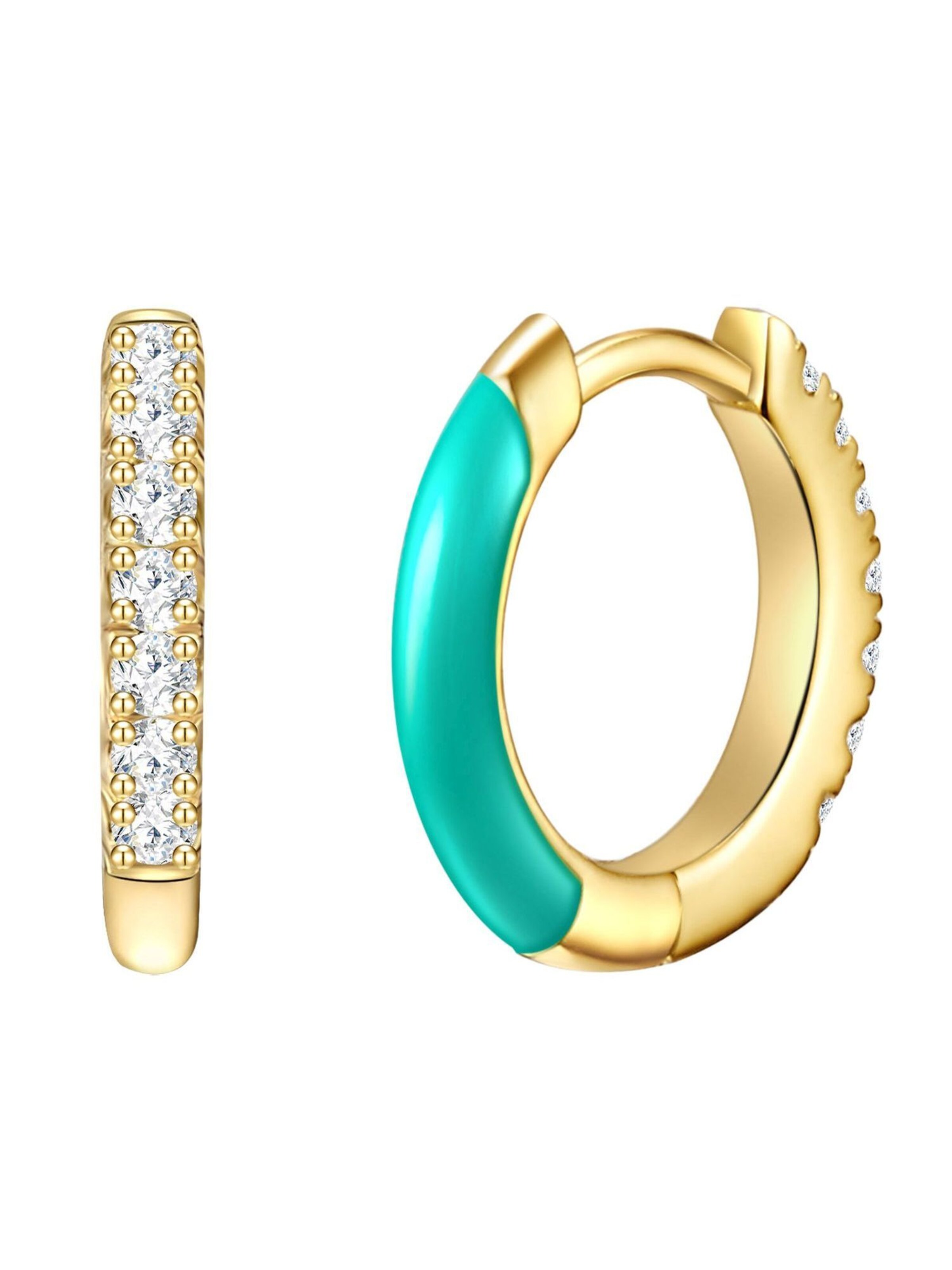 Glanzstücke München Oorbellen in Goud: voorkant