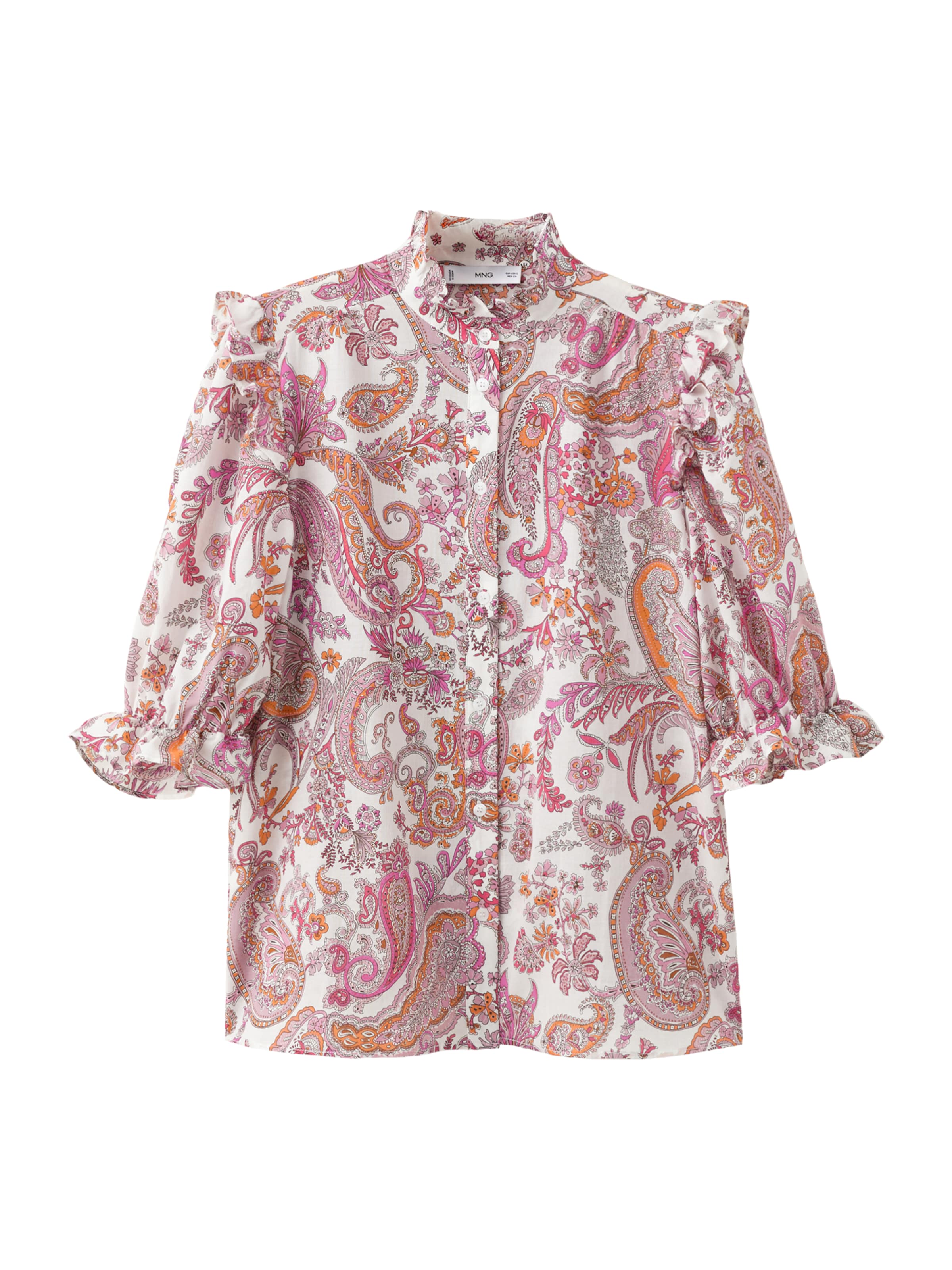 MANGO Blouse 'GINA' in White: front