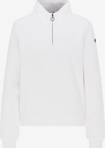 DreiMaster Maritim Sweatshirt in White: front