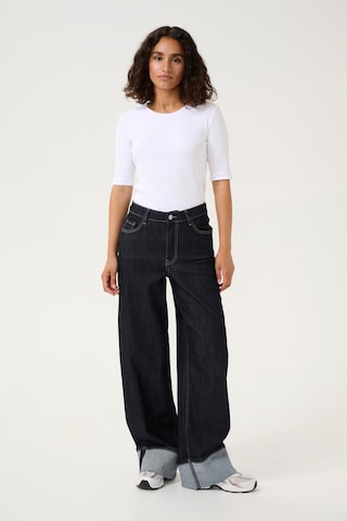 Wide Leg Jean 'Cansu' Kaffe en bleu