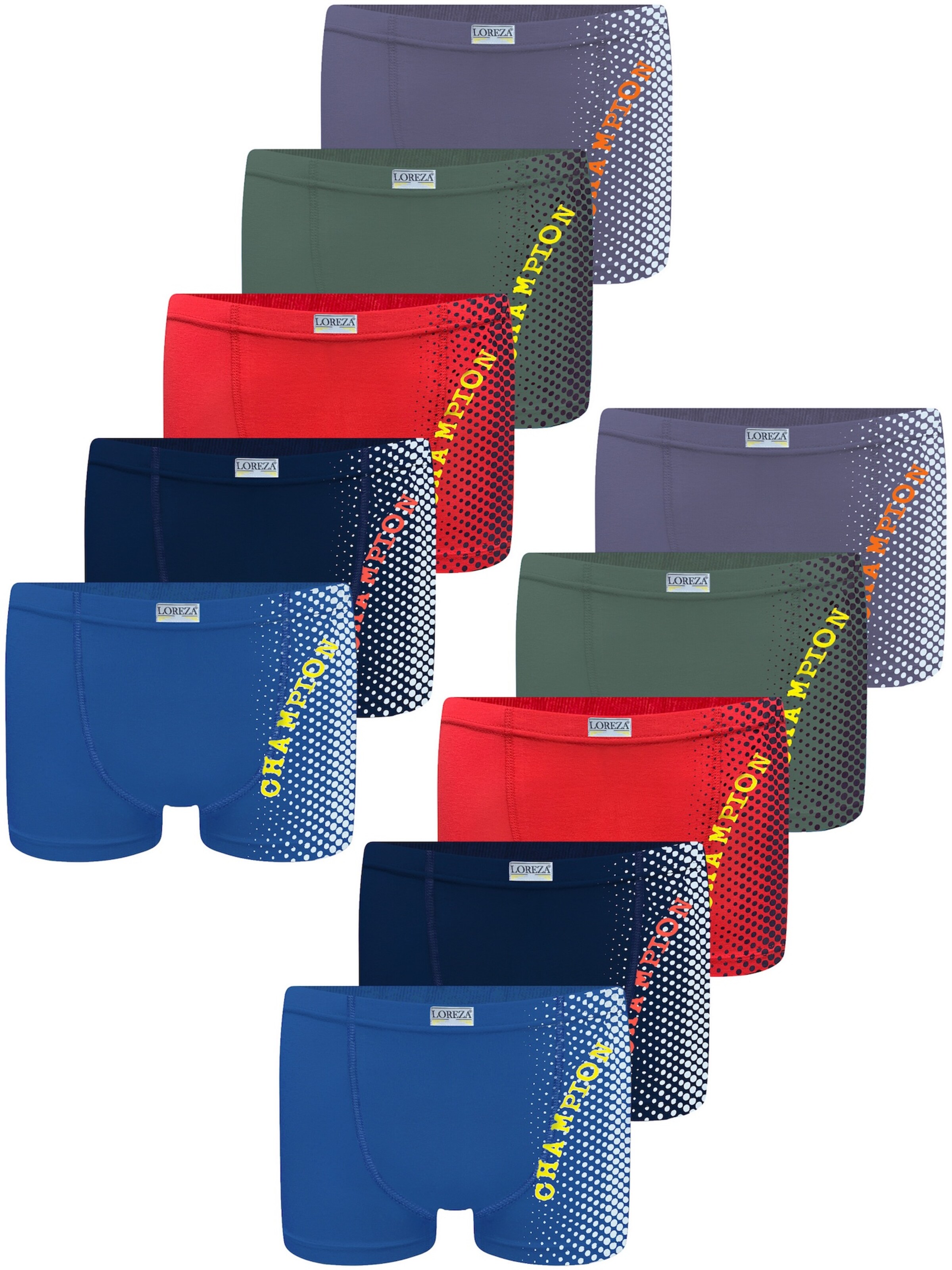 LOREZA Underpants 'Jungen Boxershorts Arian' in Mixed colors: front