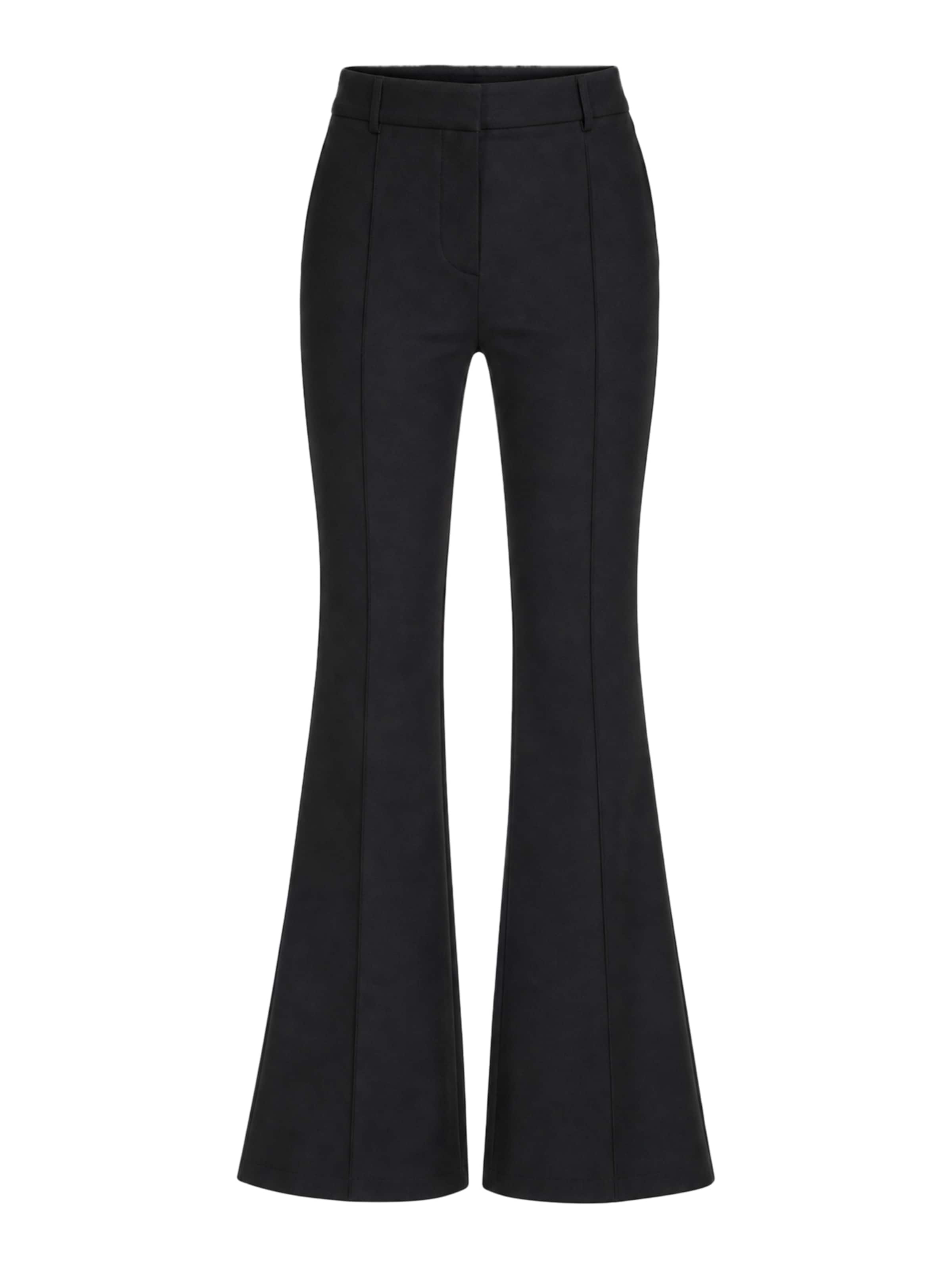 évasé Pantalon à pince BRAVE SOUL en noir : devant