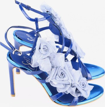 Giancarlo Paoli Sandals & High-Heeled Sandals in 36 in Blue
