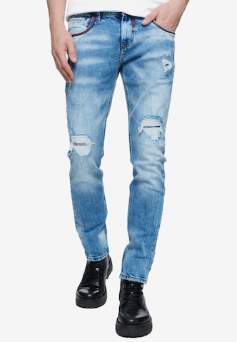 Rusty Neal Regular Jeans 'MINO' in Blauw: voorkant