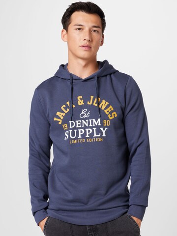 JACK & JONES Sweatshirt in Blauw: voorkant