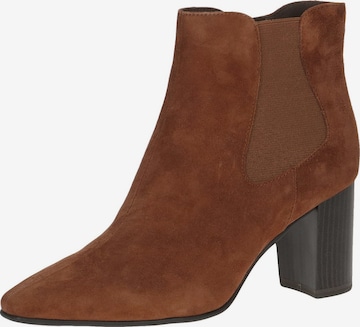 CAPRICE Ankle Boots in Brown: front