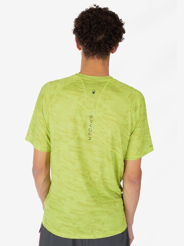 T-Shirt fonctionnel Spyder en vert
