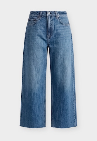 Abercrombie & Fitch Wide leg Jeans in Blue: front
