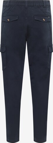 MUSTANG Tapered Chinohose in Blau