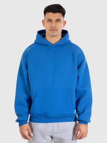 Sweat-shirt Smilodox en bleu : devant