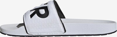 ADIDAS PERFORMANCE Badeschuh in schwarz / weiß, Produktansicht