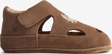 WHEAT Huisschoenen 'Pax' in Bruin: voorkant