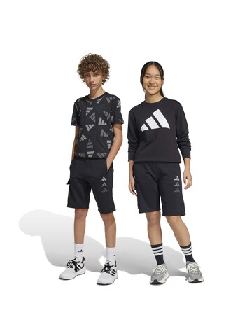 Regular Pantalon de sport ADIDAS SPORTSWEAR en noir : devant