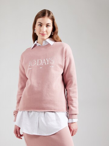 10Days Sweatshirt in Pink: Vorderseite