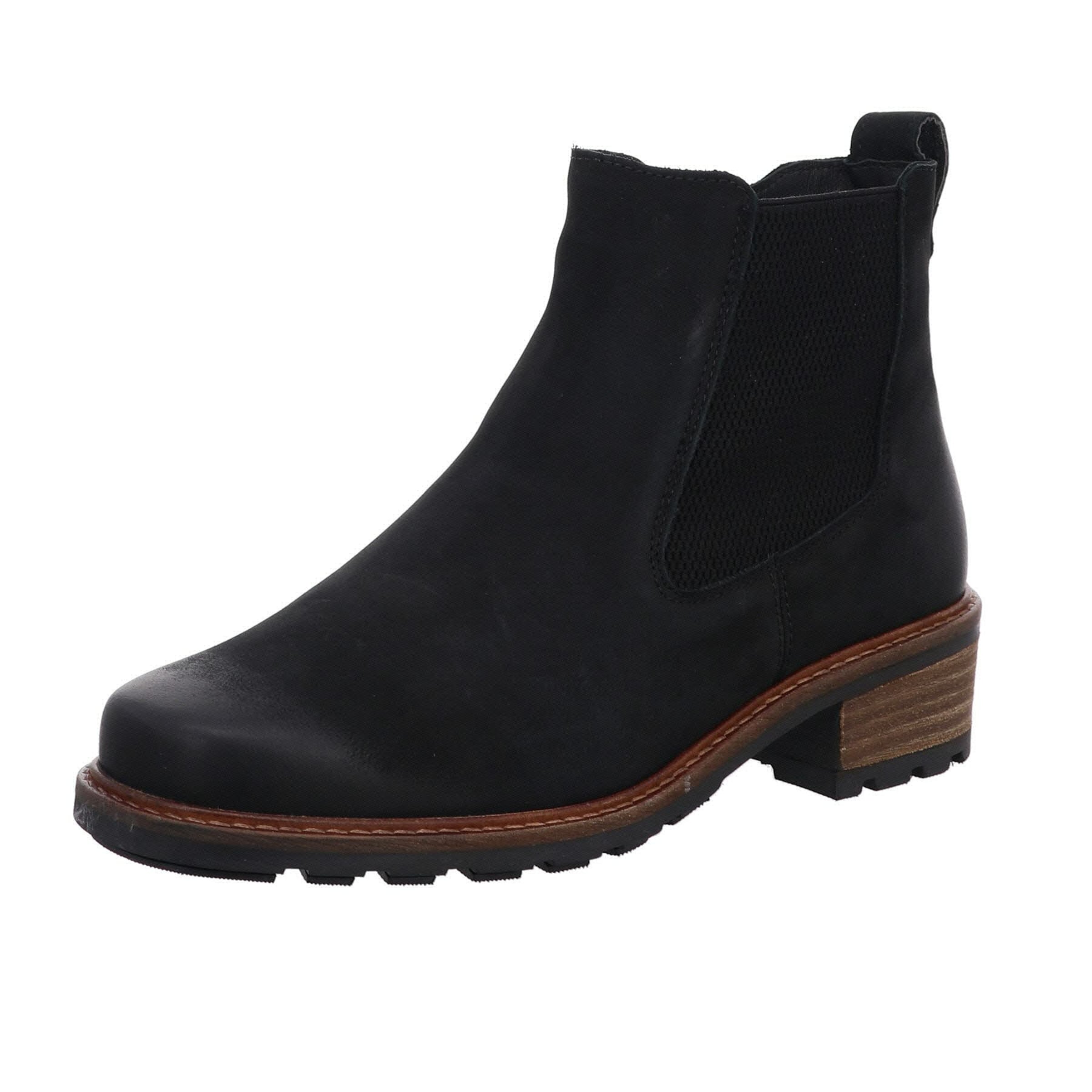 SOLIDUS Stiefelette 'Kinga' in schwarz, Produktansicht