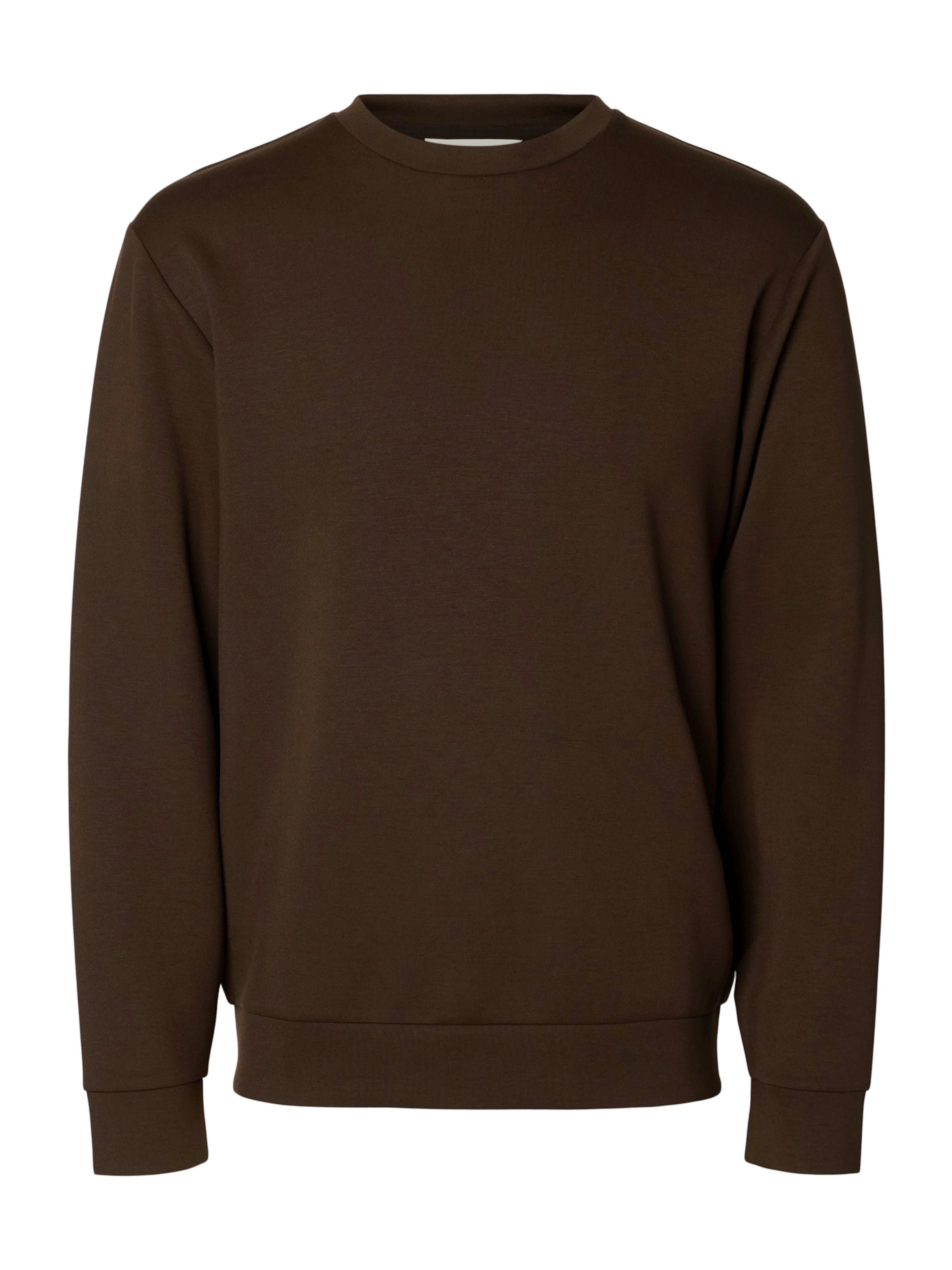 SELECTED Свитшот в Коричневый: спереди