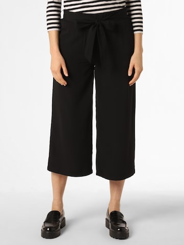 Marie Lund Wide leg Harem Pants in Black: front